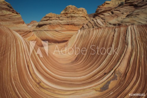Picture of Arizona Wave - Famous Geology rock formation in Pariah Canyon b